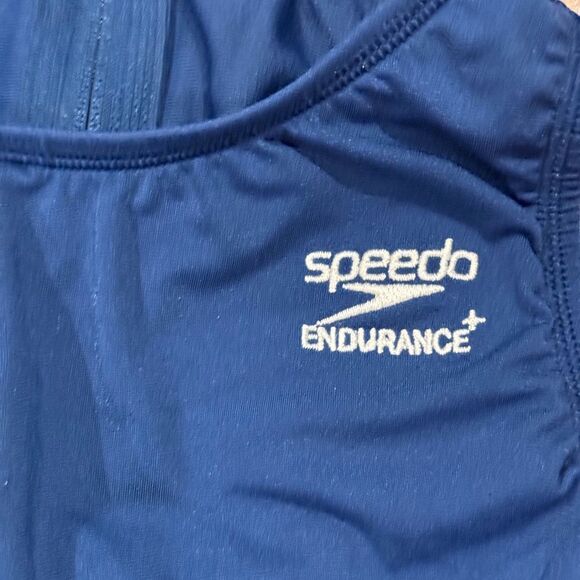 Speedo Women's Swimsuit One Piece Endurance+ Avenger Water Polo,Navy,30 - Picture 6 of 9